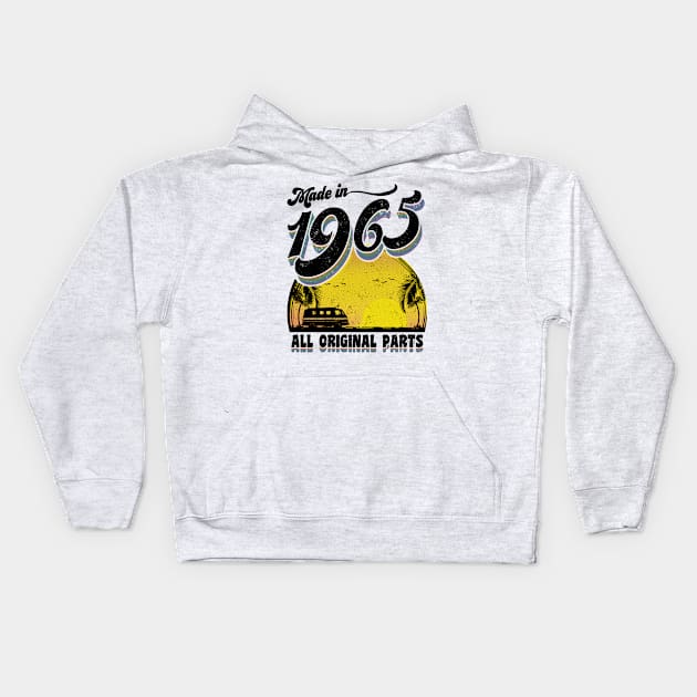 Made in 1965 All Original Parts Kids Hoodie by KsuAnn